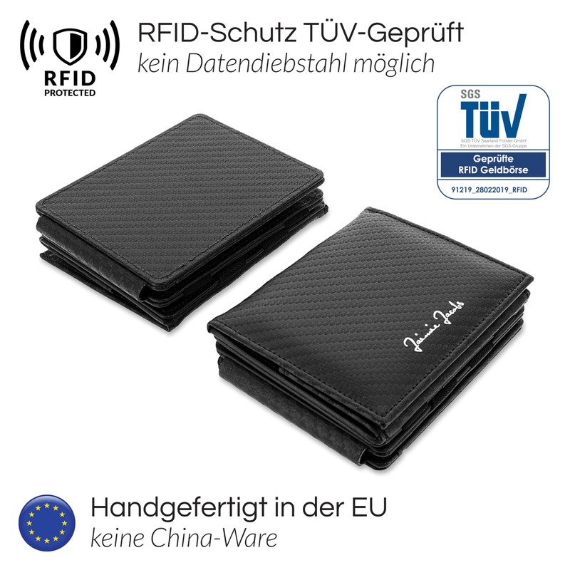 Jaimie Jacobs Flap Boy XL Magic Wallet with Coin Compartment