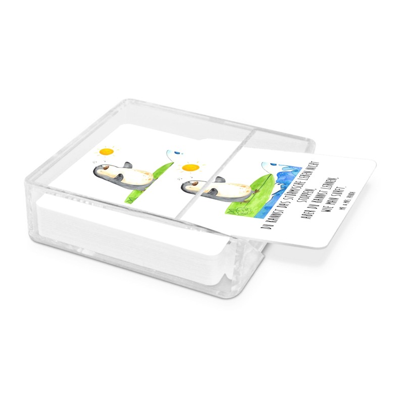 Mr. & Mrs. Panda Set of 6 Coasters Penguin Surfer