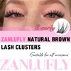 Lash Clusters Wispy Eyelash Clusters Natural C-Curly DIY Lash Extension