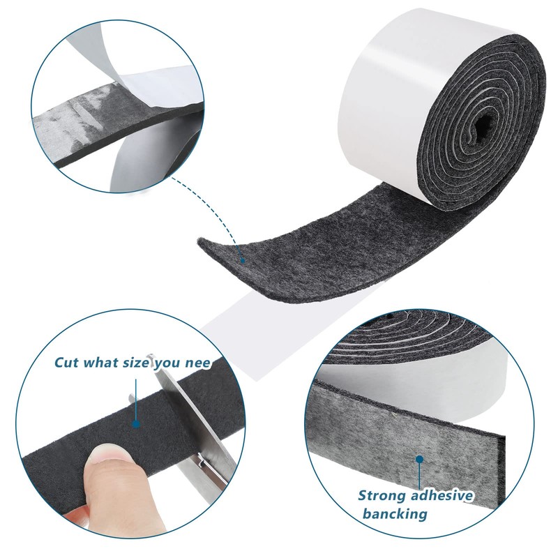 Shappy 2 Packs 120 x 1 x 0.12 Inch Felt
