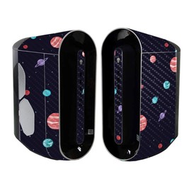 MightySkins Carbon Fiber Skin Compatible with Alienware Aurora R11 Gaming Desktop - Bright Night Sky | Protective, Durable Textured Carbon Fiber Finish | Easy to Apply | Made in The USA