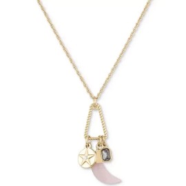 LUCKY BRAND Gold Tone Tusk Charm Gifting Necklace 16-1/2" + 2" ext. NEW $45