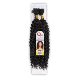 Human Hair Braids Milky Way Que Water Bulk (18 Inch Pack of 2, 1B)