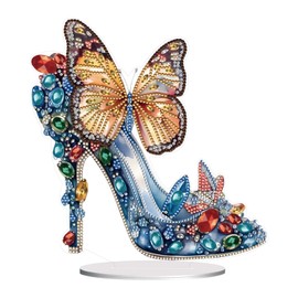 TSRUVYL - Kit de pintura de arte de diamante para adultos, 12 x 12 pulgadas, kit de pintura de arte acrílico con gemas especiales de mesa, paquete de caja (azul-romance)