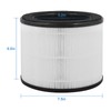 Laukowind for Coway Airmega 100 Air Purifier True Replacement Filter,