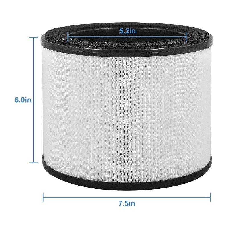 Laukowind for Coway Airmega 100 Air Purifier True Replacement Filter,