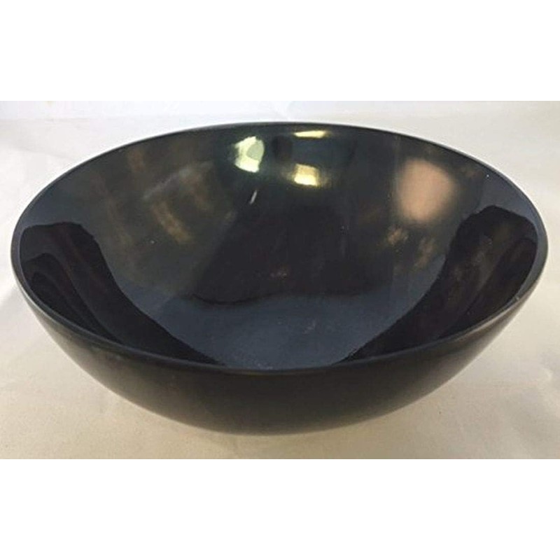 Parker Genuine Ox Horn Palm Lathering Shave Bowl – Handcrafted