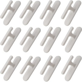 NSBELL 12PCS Blind Cord Twister Safety Blind Cord Hooks Adhesive Blind Cord Holder Window Blinds String Holder Child Proofing Blind Cord Wind Up Blind Cord Wrap Cleat for Home Office