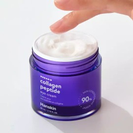 Hanskin 한스킨 대용량 콜라겐 펩타이드 아이크림 포 페이스 80ml Hanskin Large Capacity Collagen Peptide Eye Cream for Face 80ml [Ice Cream [GH990735]]