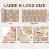 Tegeme 100ftx54in Stone Wall Backdrop Roll, Rock Plastic Tablecloth