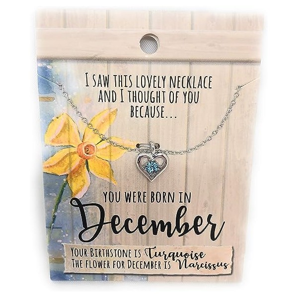 I saw this necklace and thought of you - Birthstone