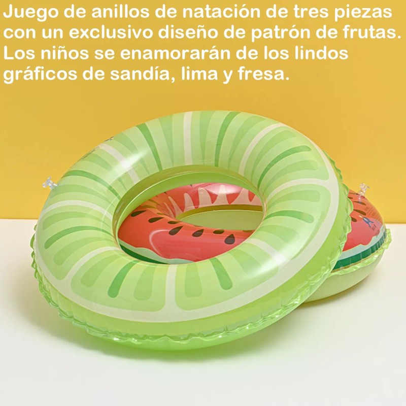 Generic 3pzs Salvavidas Inflables Para Alberca Para Playa Niños 70cm