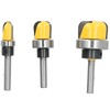 Mxzzand Core Box Router Bit 6 mm Shank Bowl and