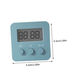 GRIRIW Multifunctional Cooking Timer Loud Alarm Kitchen Reminder for Cooking BBQ and Student Management Blue