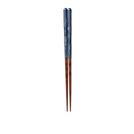 Kawai 127903 Mother of Pearl Sparkling Chopsticks Blue 9.1 inches (23 cm)