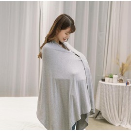 Chewes Kwen Nursing Cape, Stole, Nursing Clothes, Poncho, Cotton, 4-Way [Recommended by Nurses in Obstetrics and Gynecology], 360°, Safe, Stylish, UV Protection, Non-see-through, Nursing,