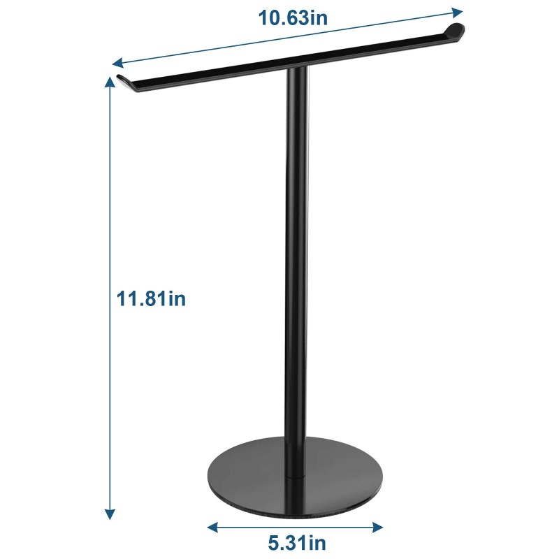 Unbranded T-Shape Stainless Steel Towel Rack Stand Durable Waterproof Hand
