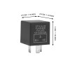 vovolove 3-Pin LED Flasher Relay EP35 CF14 For Hazard Light