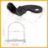 Partuto Universal Bicycle Trailer Coupler Attachment Bike Trailer Hitch Replacement