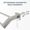 FORIOUS Double Towel Bar, 24 Inch Dual Towel Racks for