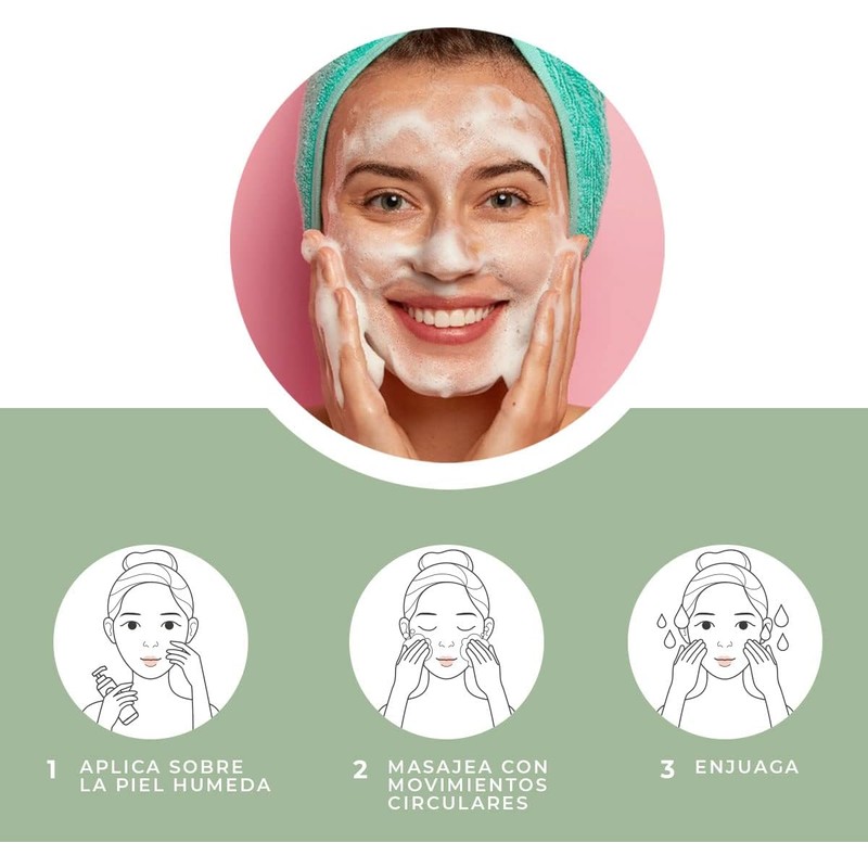 Árbora Jabón Facial con Tea Tree piel grasa acné y