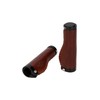 Gusti Phil A. Leather Handlebar Grip, Bicycle Handle, Brown Leather