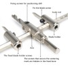 FOROREH Circular Cutter Adjustable, Circle Hole Saw Adjustable Alloy Circular