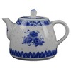 Large Teapot Blue and White Porcelain Tea Pot 6 Cup