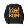 Lake Bum Summer Sun Bootfahren Sweatshirt