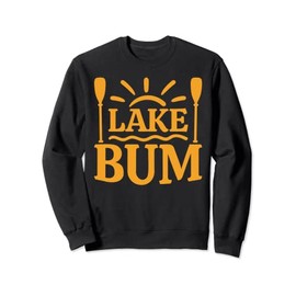 Lake Bum Summer Sun Bootfahren Sweatshirt