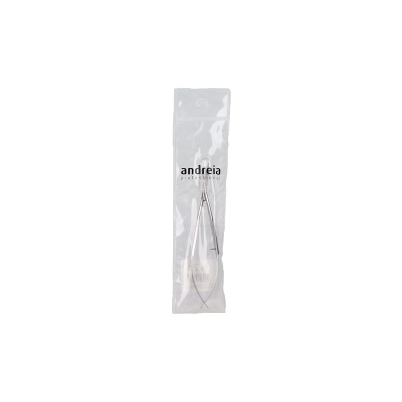 Andreia Professional Spring Scissors - Stainless Steel Curved Nail Scissors
