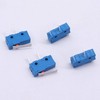 Taiss 10pcs Micro Switch 250V 5A 2 Pin 1NO Handle