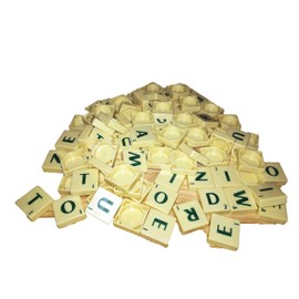 Alphabet Tiles Scrabble Tiles 100 Pack Alphabet Trout Crossword Toys Educational Games Black Letters