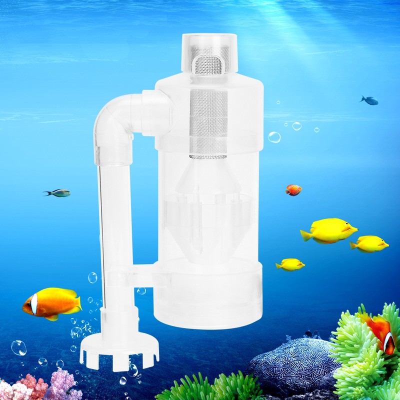 Transparent Aquarium Protein Fish Tank Collector Waste Filter Ornamental Fish