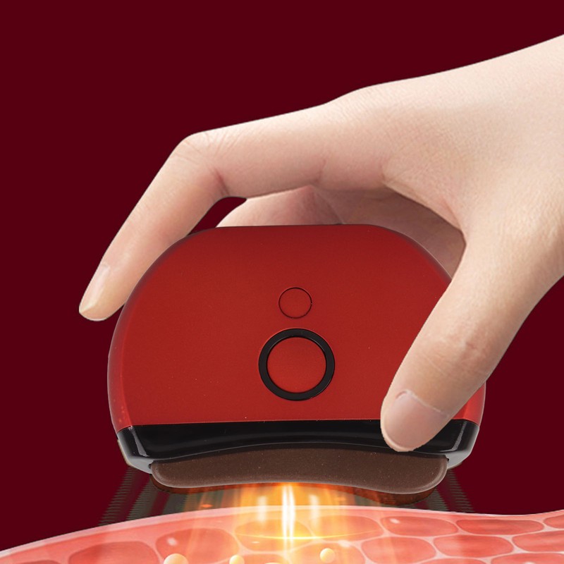 Electric Gua Sha Device Bian Stone Hot Compress Intelligent Massager