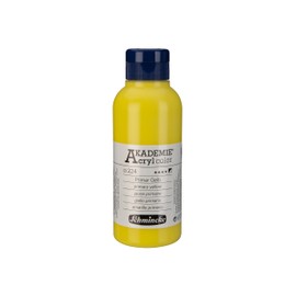 Schmincke Akademie Acrylic Colours - Bottle - 8.45floz, 224 Primary Yellow