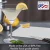 Cut N' Funnel Clear Flexible Plastic Cutting Board Mat, 2