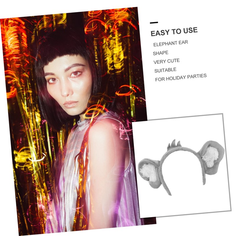 minkissy 1pcs Koala Headband Performance Headband Koala Headband Masquerade Hair