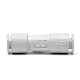 Ultum Nature Systems Advanced CO2 Check Valve - 6mm 3/16” One Way Air Valve for Freshwater Aquarium Airline Tubing, Prevent Backflow, Unidirectional Flow Control Air Pump Attachment - 1 Pack