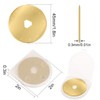 10 Pack 45mm Rotary Cutter Blades, Titanium Coated Heavy-Duty Rotary