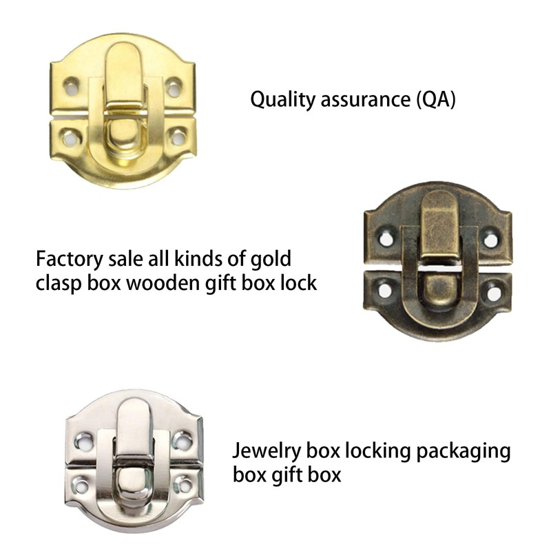 20Pcs Latch,Toggle Catch Latch Clasp,Jewelry Box Lock Buckle for Packaging,Gift