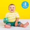 Bright Starts Oball Easy-Grasp Rattle BPA-Free Infant Toy in Teal,