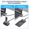 ELUTENG NVMe SATA to USB SSD Enclosure 3 in 1