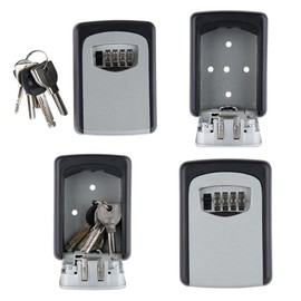 4 Digit Wall Mounted Weather Resistant Combination Key Safe Box Lock