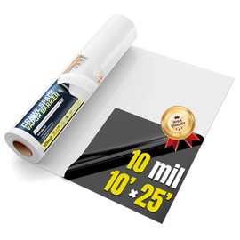 Crawl Space Vapor Barrier - 10 Mil Vapor Barrier - (10' x 25'), Heavy Duty Vapor Barrier Plastic, Drop Cloth Moisture Barrier Plastic Sheeting Covering for Crawlspace Encapsulation