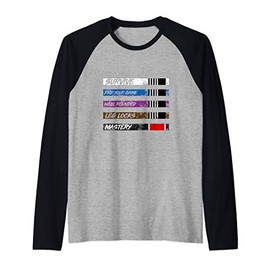 Brazilian Jiu Jitsu BJJ Belt System T Raglan Baseball Tee