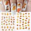 Autumn Fall Nail Art Stickers Decals Fall Leaves Nail Design