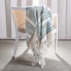 Safavieh Home Landra Blue and White 60 x 72-inch Fringe