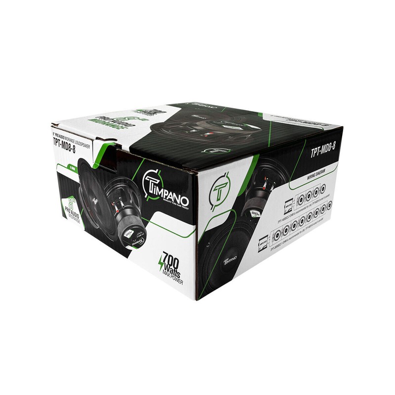 Timpano 2x Timpano Audio TPT-MD8-8 Pro Audio Midrange Speaker 8
