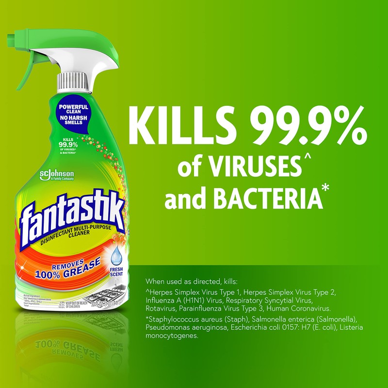 Fantastik All-Purpose Cleaner Refill, Fresh Scent, 128 oz